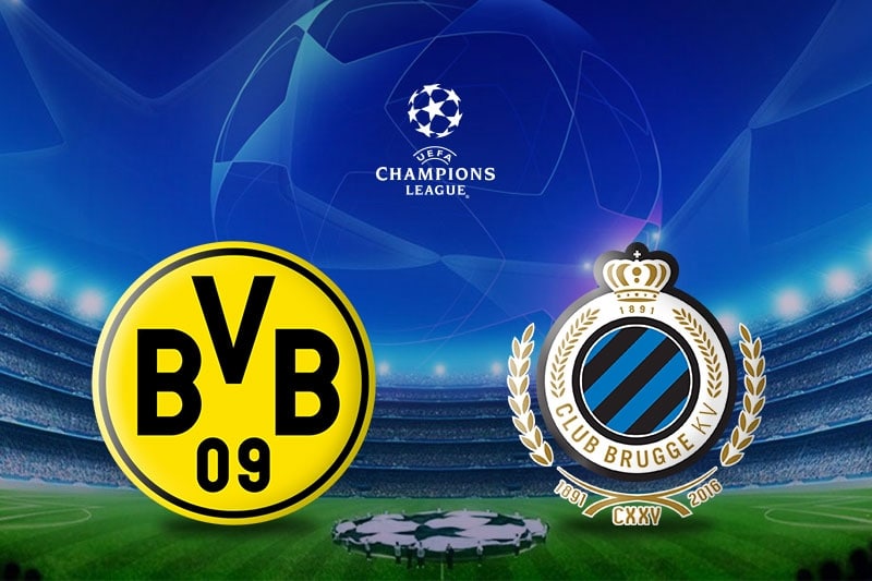 Prediksi UCL : Borussia Dortmund vs Club Brugge 29-11-2018