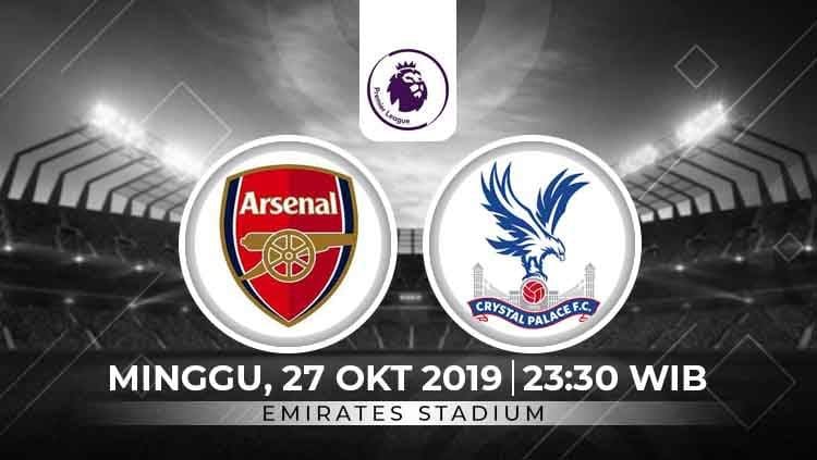 Prediksi Arsenal vs Crystal Palace 27 Oktober 2019