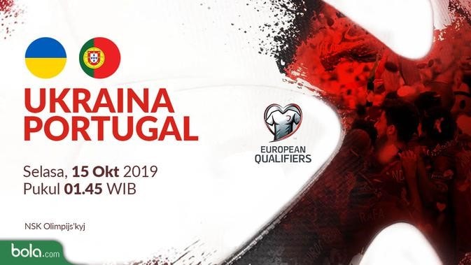 Prediksi pertandingan Ukraina lawan Portugal pada tanggal 15 Oktober 2019