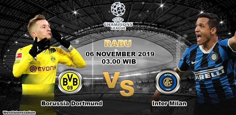 Prediksi Borussia Dortmund Vs Inter Milan 06 November 2019