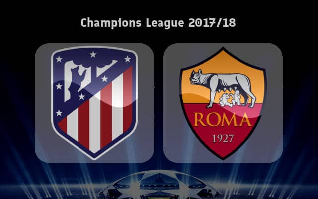 Prediksi UCL : Atletico Madrid vs AS Roma