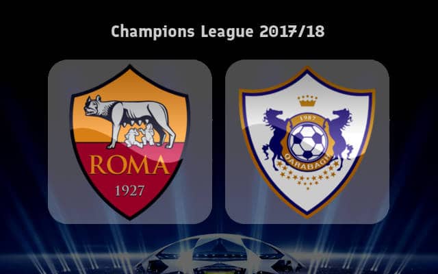 Prediksi UCL : AS Roma vs Qarabag