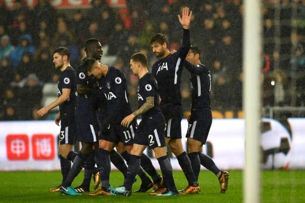 Tottenham Curi Angka Penuh Di Swansea
