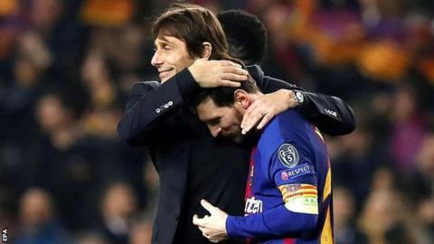 Conte Salahkan Messi Atas Kegagalan Chelsea