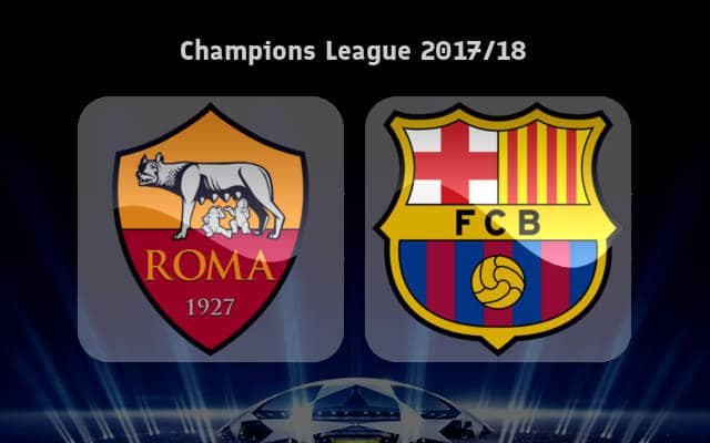 Jelang Liga Champions : AS Roma Vs Barcelona 